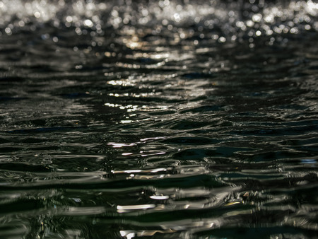 Bokeh light background in the pool.の写真素材