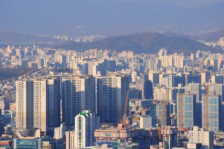 Cityscape of Seoulのeditorial素材