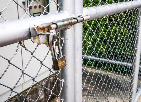 master key locked on security zone.の写真素材