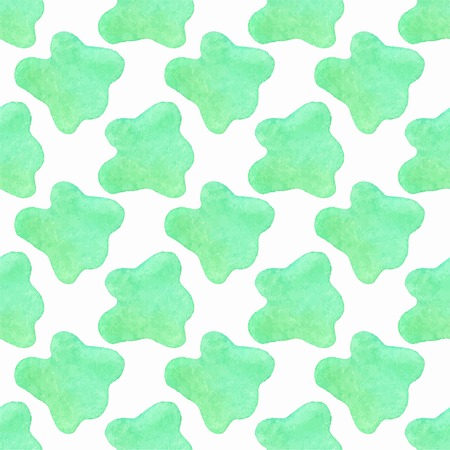 Watercolor abstract seamless pattern on the white background, aquarelle. Vector illustration. Hand-drawn decorative element useful for invitations, scrapbooking, design.のイラスト素材