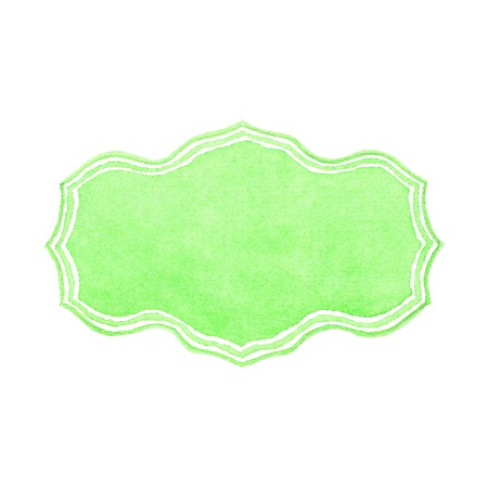 Watercolor frame on the white backgroundのイラスト素材