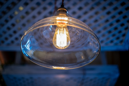 Beautiful lights in a restaurant
