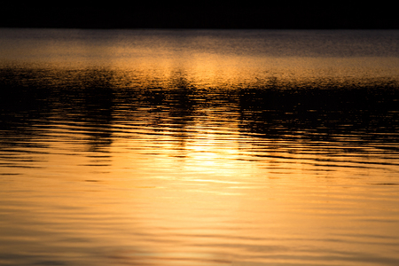 beautiful sunset on the seaの写真素材