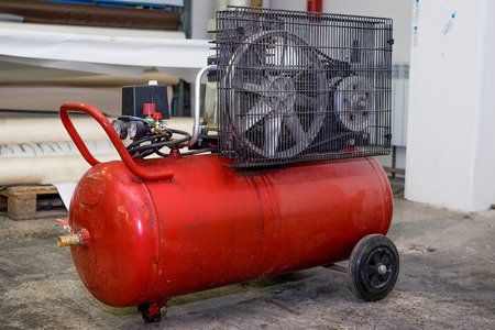 old dirty exhaust production compressorの写真素材