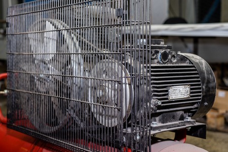 old dirty exhaust production compressorの写真素材