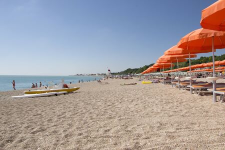 Conero beach, Italyのeditorial素材