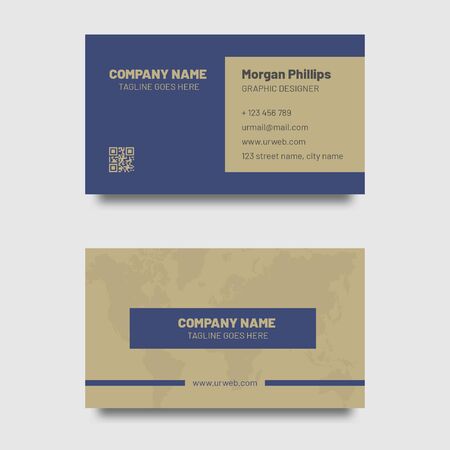 Creative Corporate Business Card Designのイラスト素材