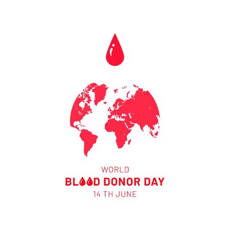 World Blood Donor Day 2020のイラスト素材