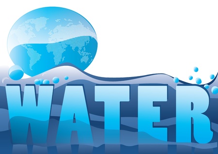 water designのイラスト素材