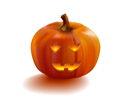 Pumpkin halloween Jack O'Lantern.のイラスト素材
