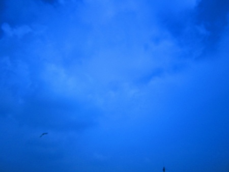 blue deep blueの写真素材