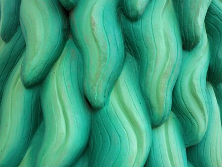 Color ful hai of lion in architecture