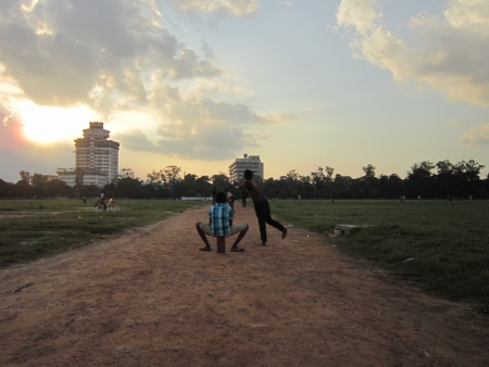 ACTIVITIES AT GANDHI MAIDAN, PATNA. SHOT AT EVENING HOURS ON 10.10.12 AT GANDHI MAIDAN, PATNA, BIHAR, INDIA.のeditorial素材