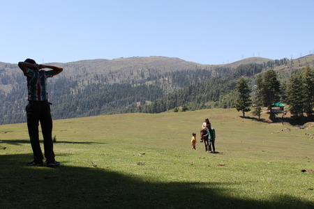 Traveling Jammu-Sanasar hospitality. Shot at Morning hours on May 22, 2014 at Sanasar, India.のeditorial素材