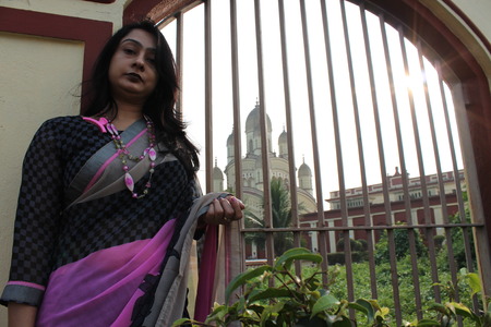 Kali temple. Travel Kolkata. Shot at Dakhineswar, Kolkata, West Bengal. Afternoon hours. On 31.10.14