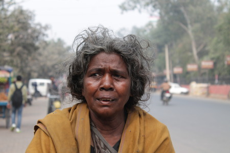 Indian poor. Shot at Gandhi Maidan, Patna, Bihar at afternoon hours on 19.02.2015.