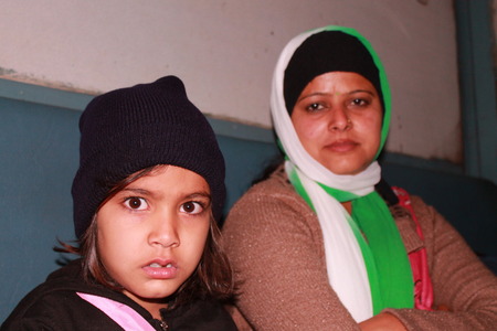 Traveling Indian railway. Shot at evening hours at Jharkhand, India on 25.02,2015.のeditorial素材