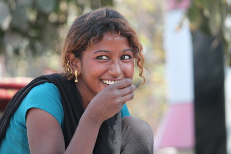 Indian poor. Shot at Gandhi Maidan ,Patna, India at afternoon hours on 13.03.15.のeditorial素材