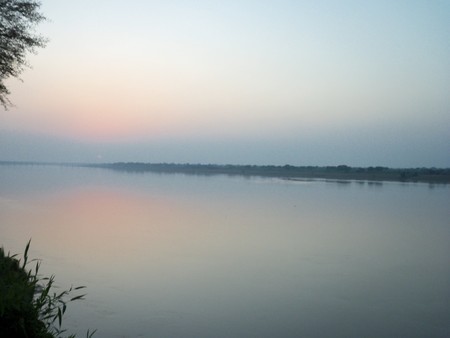 River Yamuna at Chambalの写真素材
