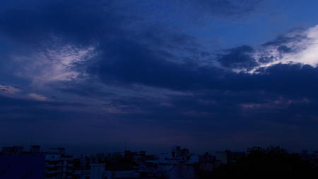 dark cloud.の写真素材