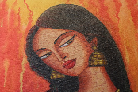 Annual function at Patna College of arts and crafts. Shot at morning hours at Patna, Bihar, India on 25.01.2014.のeditorial素材