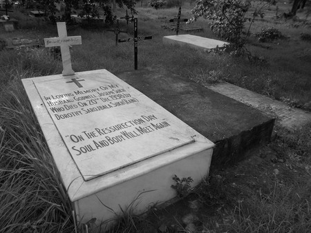 Pirmuhani, Christian burial ground. Shot at afternoon hours on 2.8.15 at Patna.のeditorial素材