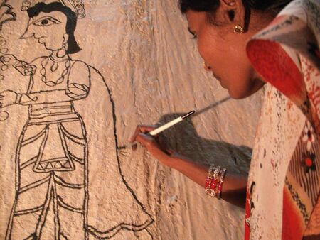 Film festival, Kalidas Rangalaya, Patna, India, evening hours on 04.12.15.のeditorial素材