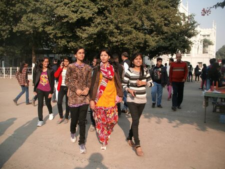 Patna women college. Christmas Patna. Shot at afternoon hours on 26.12.15 at Patna, India.のeditorial素材