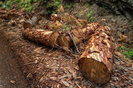 Deforestation in the hills of Uttarakhand due to road widening and new infrastructure development is...