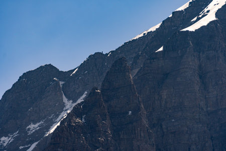 Marvel at the sacred Kailash Parvat Mountains in Chamba Valley, featuring natural stone pillars.