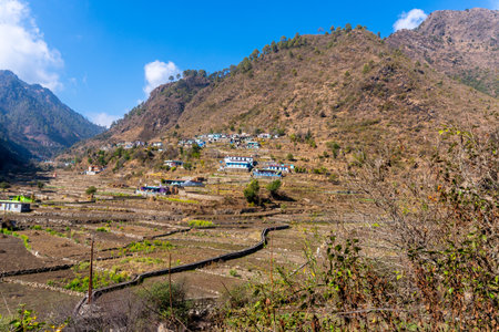 Scenic Mountain Village Farming in Mussoorie, Uttarakhand