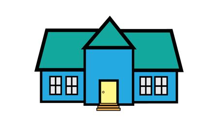 vector illustration of a houseのイラスト素材