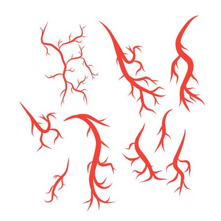 humans arteries and veins vector illustration design templateのイラスト素材