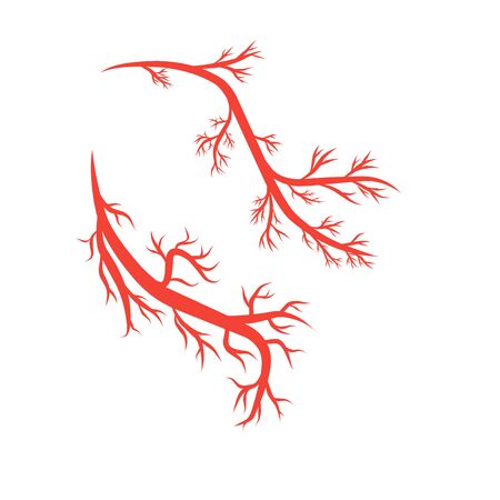 humans arteries and veins vector illustration design templateのイラスト素材