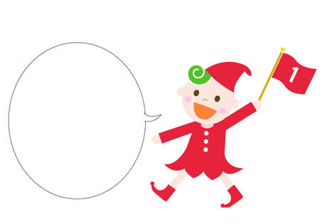 Illustration of sdgs specified color children and balloonsのイラスト素材