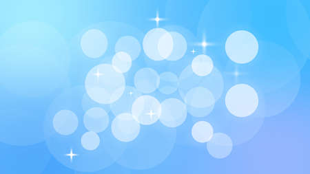 light and bokeh blue abstract backgroundの写真素材