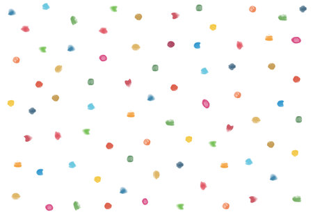 SDGs color dot on a white background. Seamless pattern.のイラスト素材
