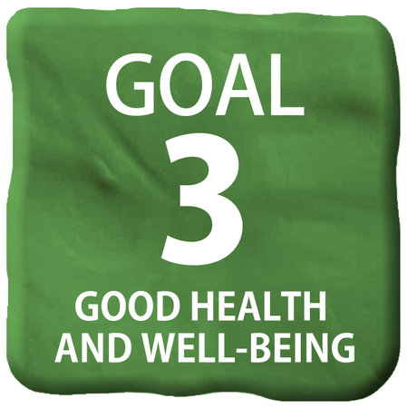 GOAL HEALTH AND WELLNESS message on a green backgroundの写真素材
