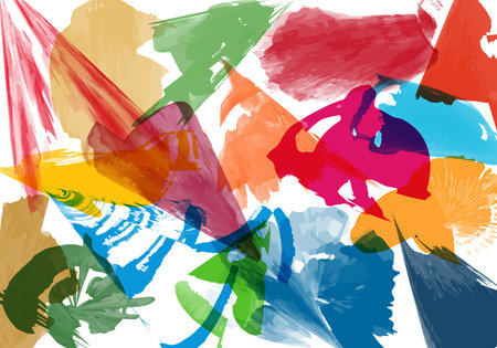 Stylish Abstract Background of SDGs Diversity Image 12のイラスト素材