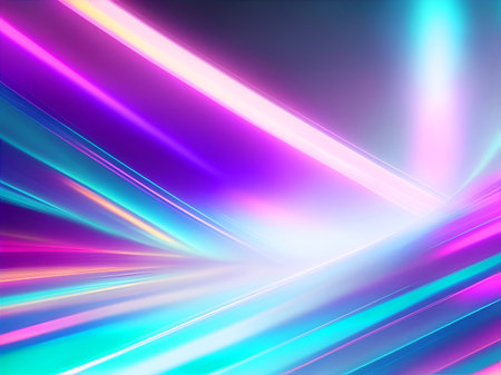 Hologram image ray abstract background (AI image)の素材