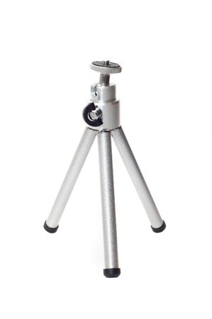 Tripod stand studio isolated over whiteの写真素材