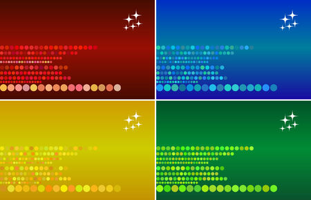 Abstract vector colorful background sets for designのイラスト素材