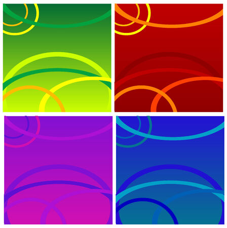 Abstract vector colorful design setsのイラスト素材