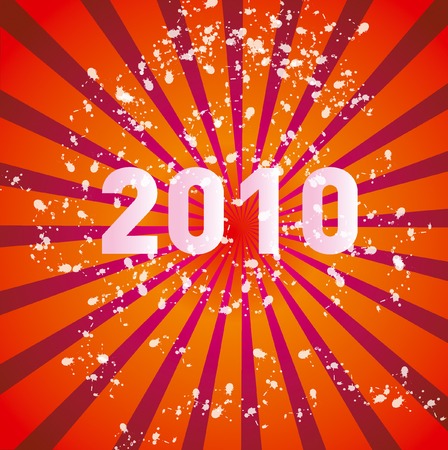 Vector illustration of postcard to a new year のイラスト素材