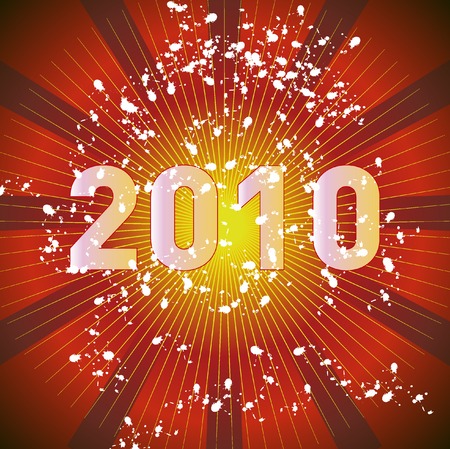 Vector illustration of postcard to a new year のイラスト素材