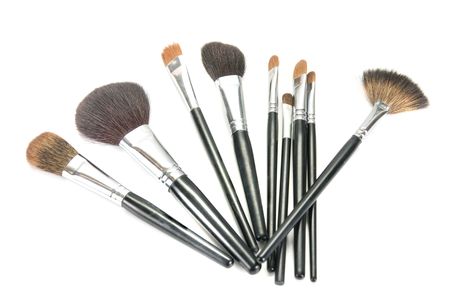 professional make-up brushes on white background
の写真素材