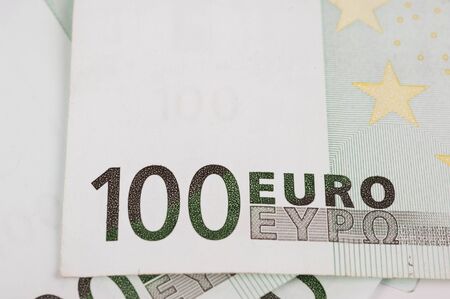 New euro banknotes as a background, close-upの写真素材