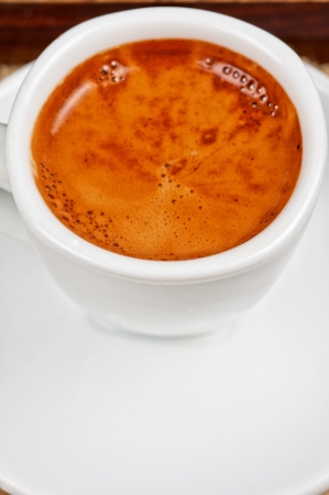 Deliicous coffee cup closeup photoの写真素材