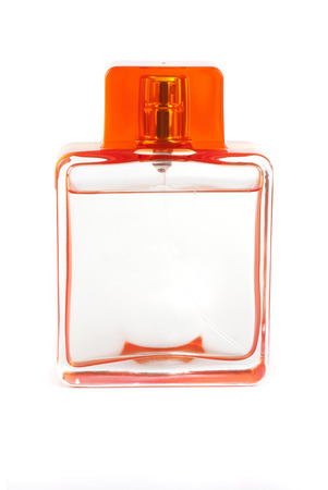 perfume bottle isolated on a white backgroundの写真素材