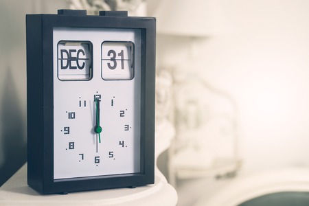 Thirtyfirst december and twelve o'clock